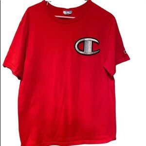 Champion Big C Logo Embroidered Shirt